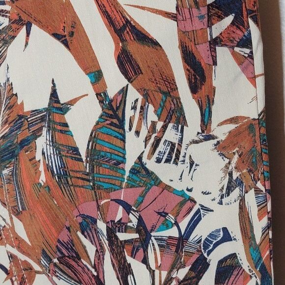 Slim Sation Multiple Womens Tropical Skinny Pant 2 - Picture 5 of 7